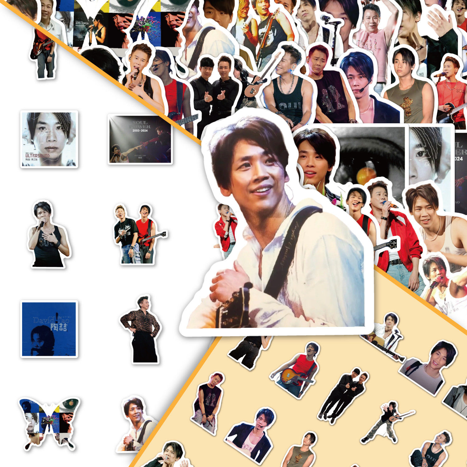 150张高颜值明星陶喆soulpower周边同款手机DIY手账iPad装饰贴纸