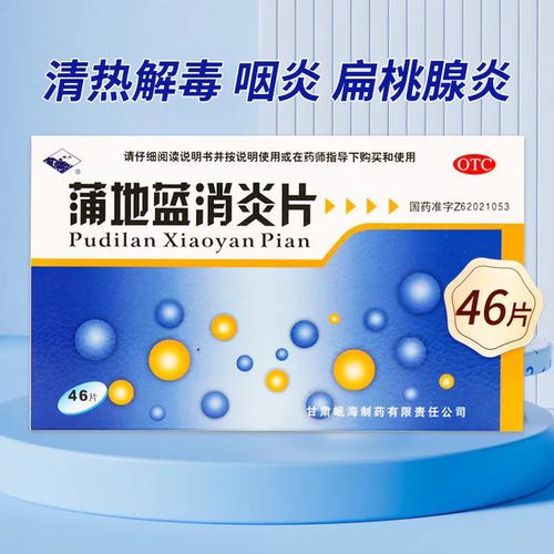 【岷州】蒲地蓝消炎片300mg*46片/盒