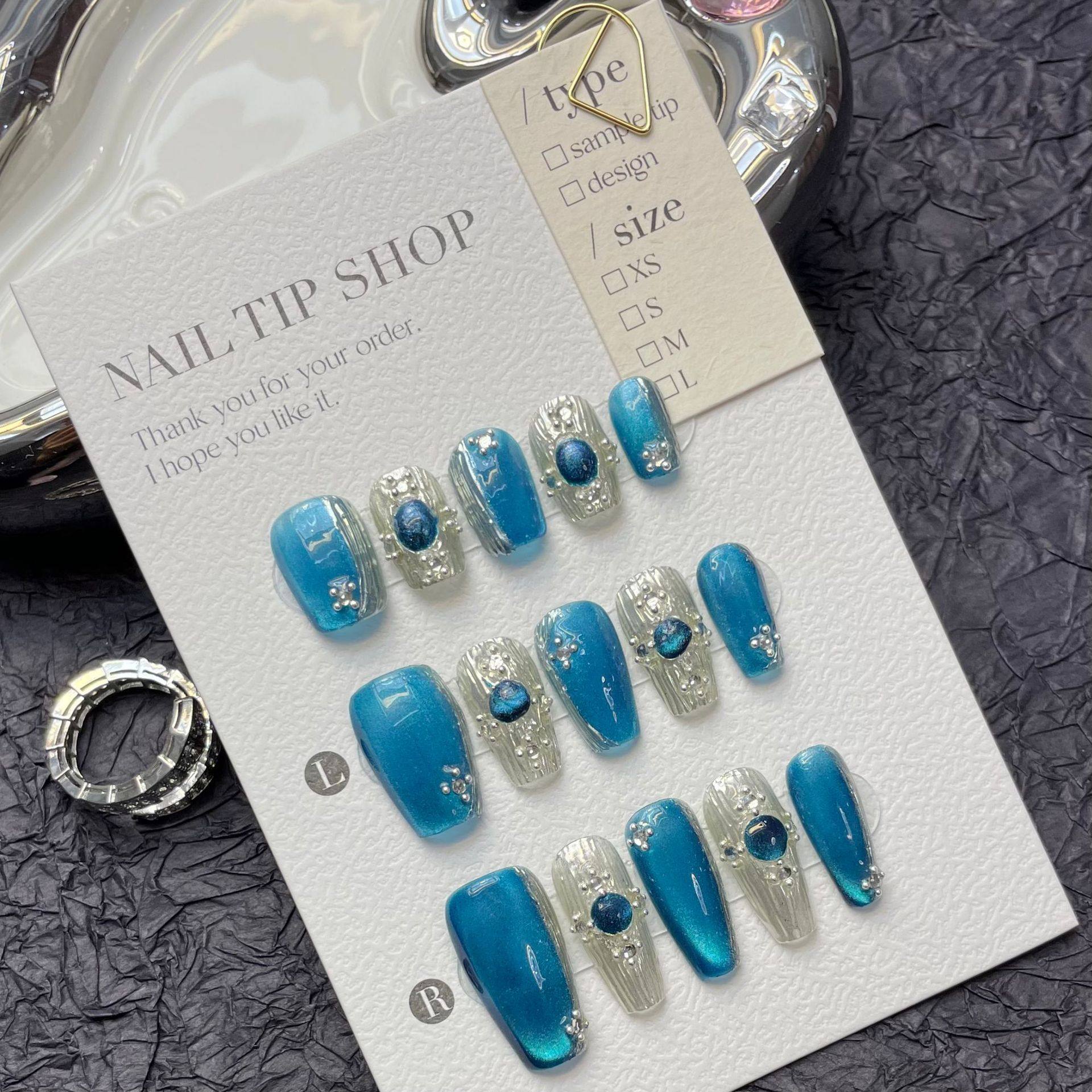 珊瑚庄园布契拉提纯手工穿戴甲指甲贴显白美甲穿戴甲片高级感,彩妆/香水/美妆工具,穿戴甲/甲片,淘宝优惠券,粉丝福利购,淘宝优惠卷