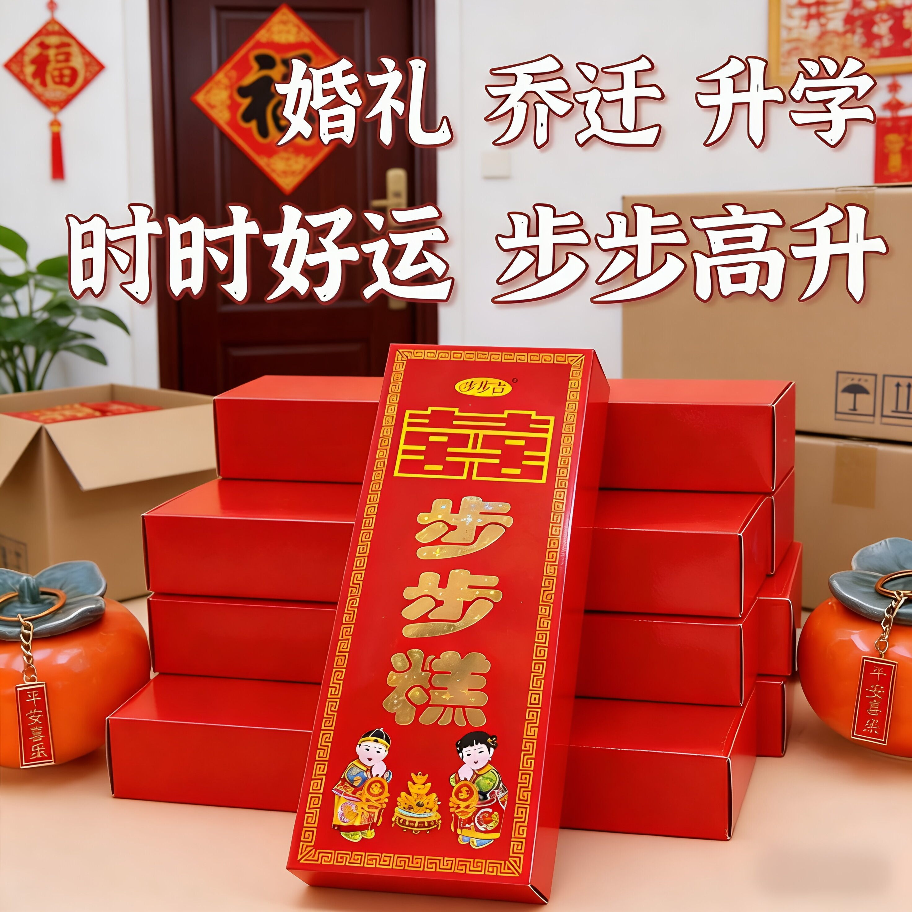 【喜糕】步步糕云片糕150g结婚乔迁满月喜事喜糕米糕传统喜庆糕