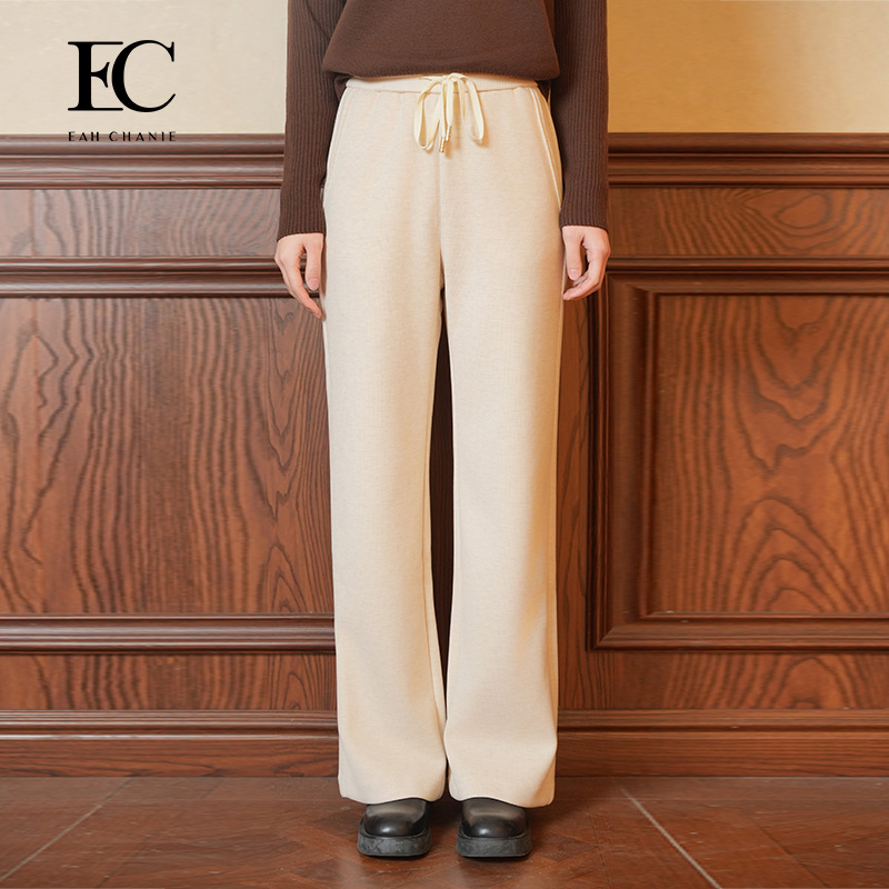 奕辰休闲百搭通勤抽绳长裤