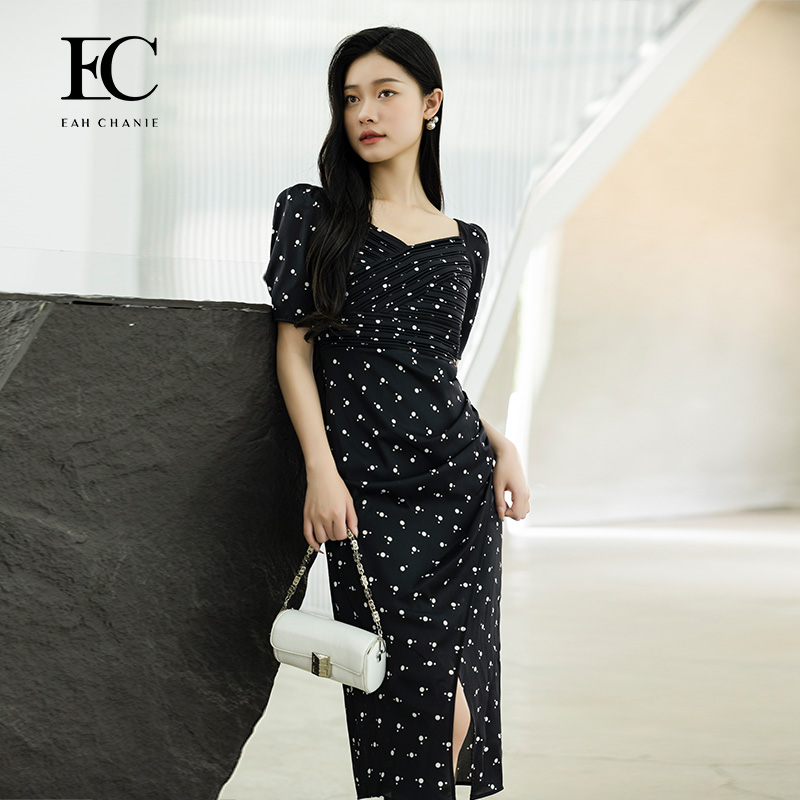 EAHCHANIE复古气质连衣裙