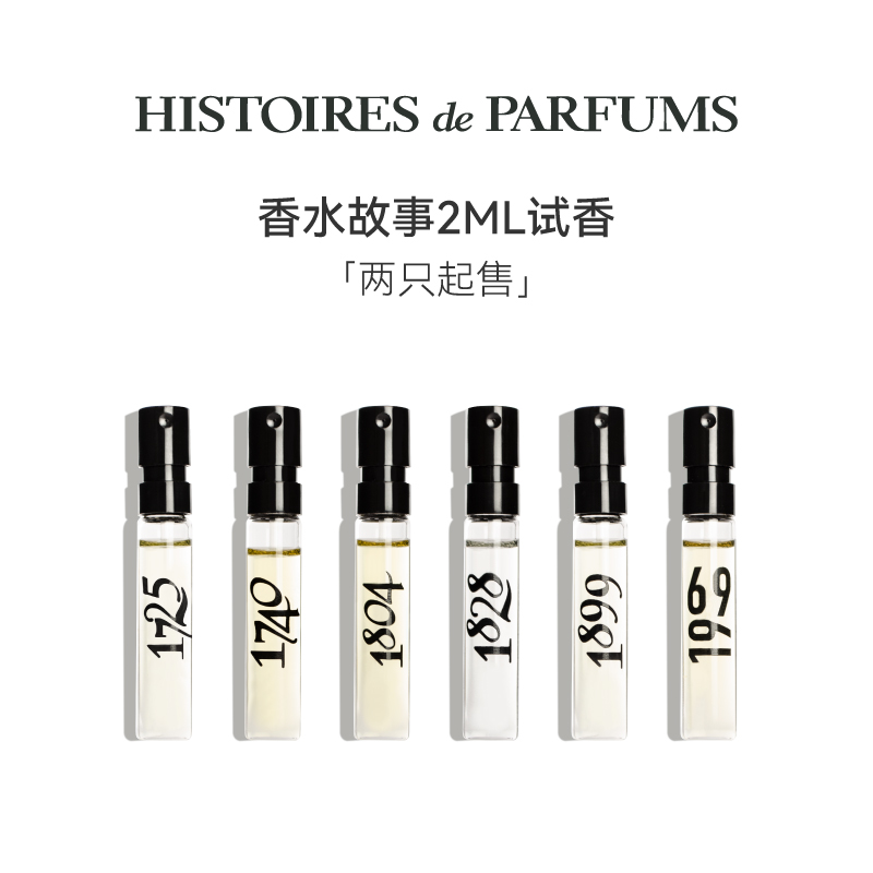 【2件起售包邮】HDP香水故事试管小样香水1740萨德侯爵1899海明威
