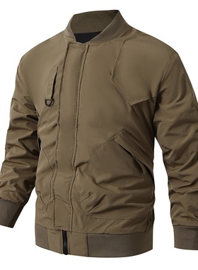 American baseball overalls jacket 美式飞行棒球服潮流工装夹克