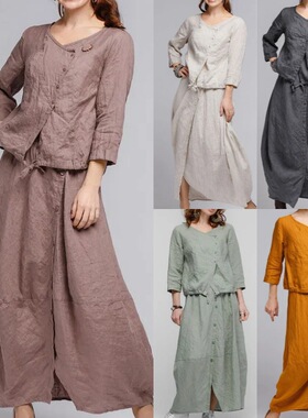 Fulllength dress plus top oversized set上衣T恤半身裙大码套装