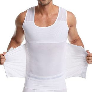 Men's Shapewear breathable tunic vest 男士塑身衣透气束腰背心