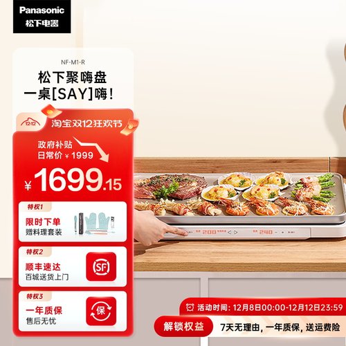 松下官方旗舰店聚嗨盘m1多功能