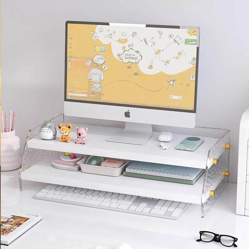 Desktop Computer Riser Stand, Monitor Screen Desktop Base Su