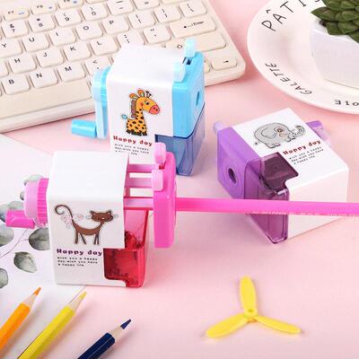Creative and Effort-Saving Single-Hole Pencil Sharpener, Han