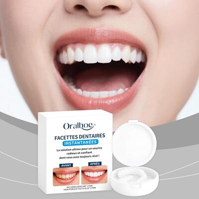 ORALHOE Adjustable Snap-On Dentures Enhance Smile Aesthetics