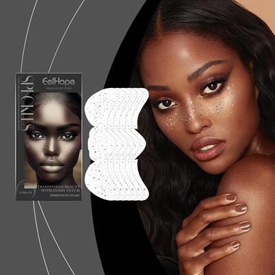 EELHOPE Freckle Makeup Stickers Glitter Freckle Tattoo Stick