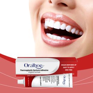 ORALHOE Denture Adhesive Denture Fixative to Enhance Comfor