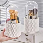 Top Makeup Degree 360 Box Rotating Storage Glass Brush with