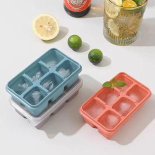 Tray Large Home Ice Use for Cube Box Silicone Capacity