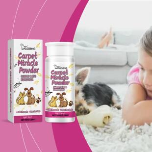 Yegbong Pet Carpet Deodorizing Powder - Cleans pet carpets,