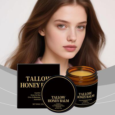 Tallow and Honey Nourishing Skin Cream, gently moisturizes a