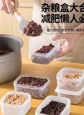 Small rice portioning box, lunch box for refrigerator, freez