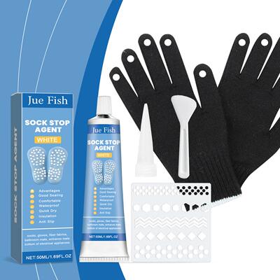 Jue-Fish Anti-Slip Socks Set - Daily Use Silk Stockings with