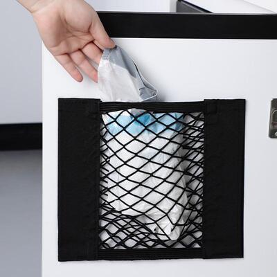 Sticky Storage Net for Home Kitchen Cabinet Door - A Versati