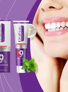 Oralhoe Toothpaste for Yellow Teeth - Gently cleans stains,