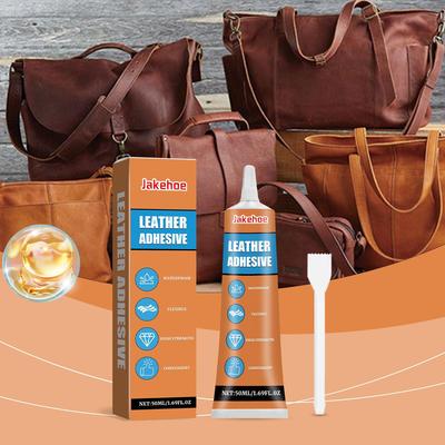 JAKEHOE Leather Adhesive, Leather and Fabric Sofa Adhesive f