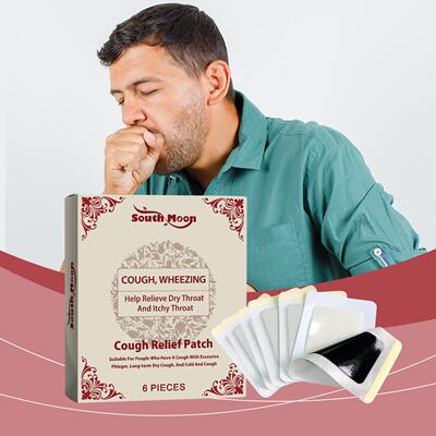 South Moon Herbal Cough Care Patch, relieves cough, dry and
