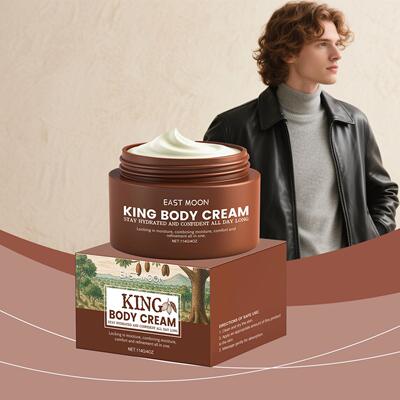 EAST MOON Men's Body Moisturizer - Nourishes and hydrates th