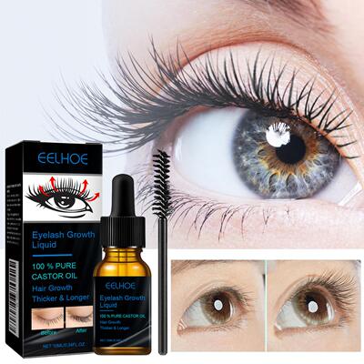 EELHOE Castor Oil Mascara - Daily Natural Lash Enhancer for