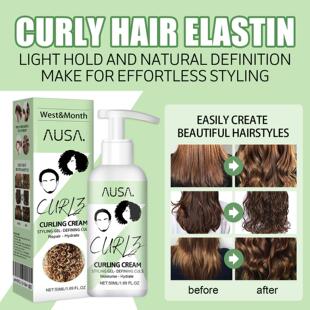 West&Month Curl Defining Cream Moisturizes and Defines Curls