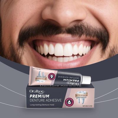 Oralhoe Denture Adhesive for Daily Use  Enhances Oral Aesthe