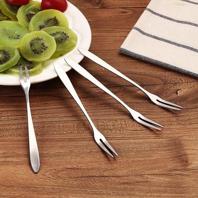 Stainless Steel Fruit Forks \ Stylish Fruit Skewers \ Desser