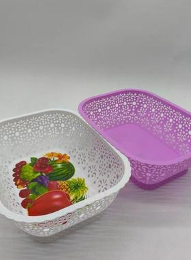 Creative plastic hollow fruit basket, snack dish, sunflower