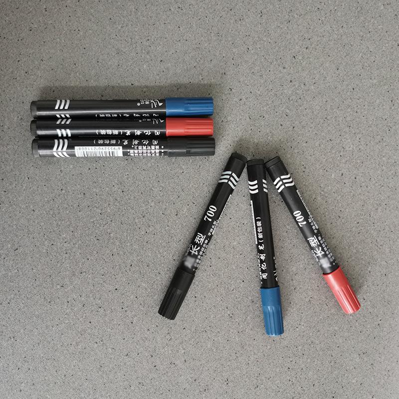 Marker Pen Black Oil-Based Non-Erasable Large Tip Logistics