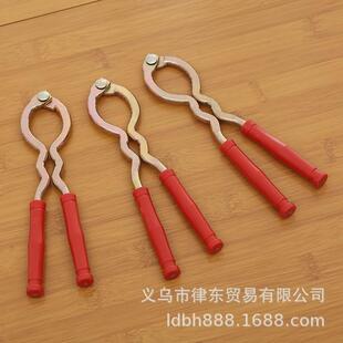 Iron walnut cracker with spring, nut pliers, household black