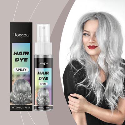 HOEGOA Gray Temporary Hair Color Spray - Natural and Gentle