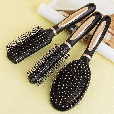 Massaging Curling Hair Styling Round Barrel Comb, Large Volu
