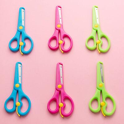 Children's Safety Scissors for Arts and Crafts, Portable Sma