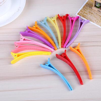 Korean Style Plastic Hair Clips, Candy Colored Hair Clips fo