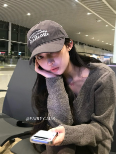 韩版美式复古刺绣棒球帽情侣百搭软顶鸭舌帽休闲简约遮阳帽子男女