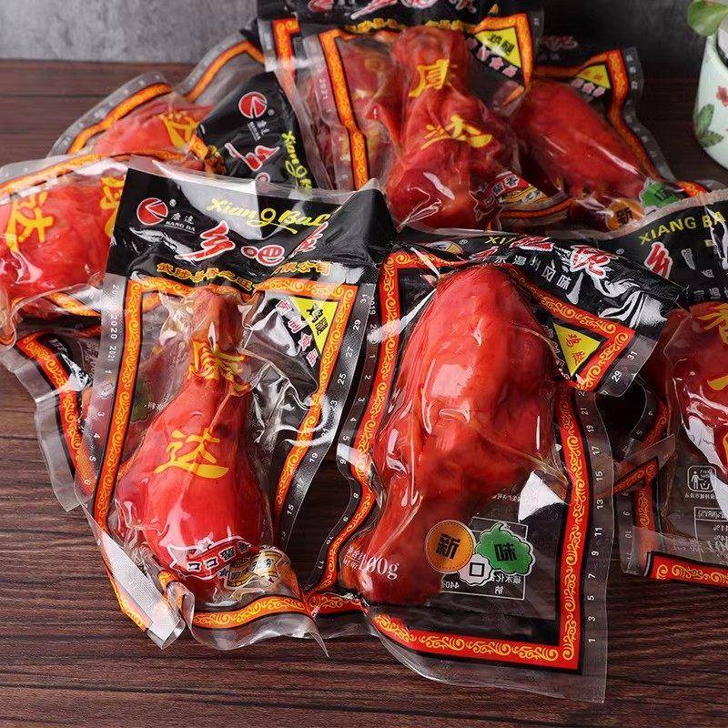 乡巴佬风味鸡腿100g盐焗奥尔良鸡腿零食真空鸡翅肉类熟食卤味盐焗