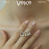 VEKE「芭蕾圆舞曲」珍珠项链温柔优雅精致原创送礼物项链