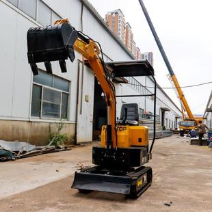 出口智利用果园挖土挖沟家机1微0小型履带挖掘农机用型小ALX钩机