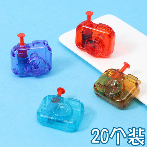 透明夏天戏水迷你相机小水枪儿童玩具水枪玩水地摊热卖幼儿园礼品