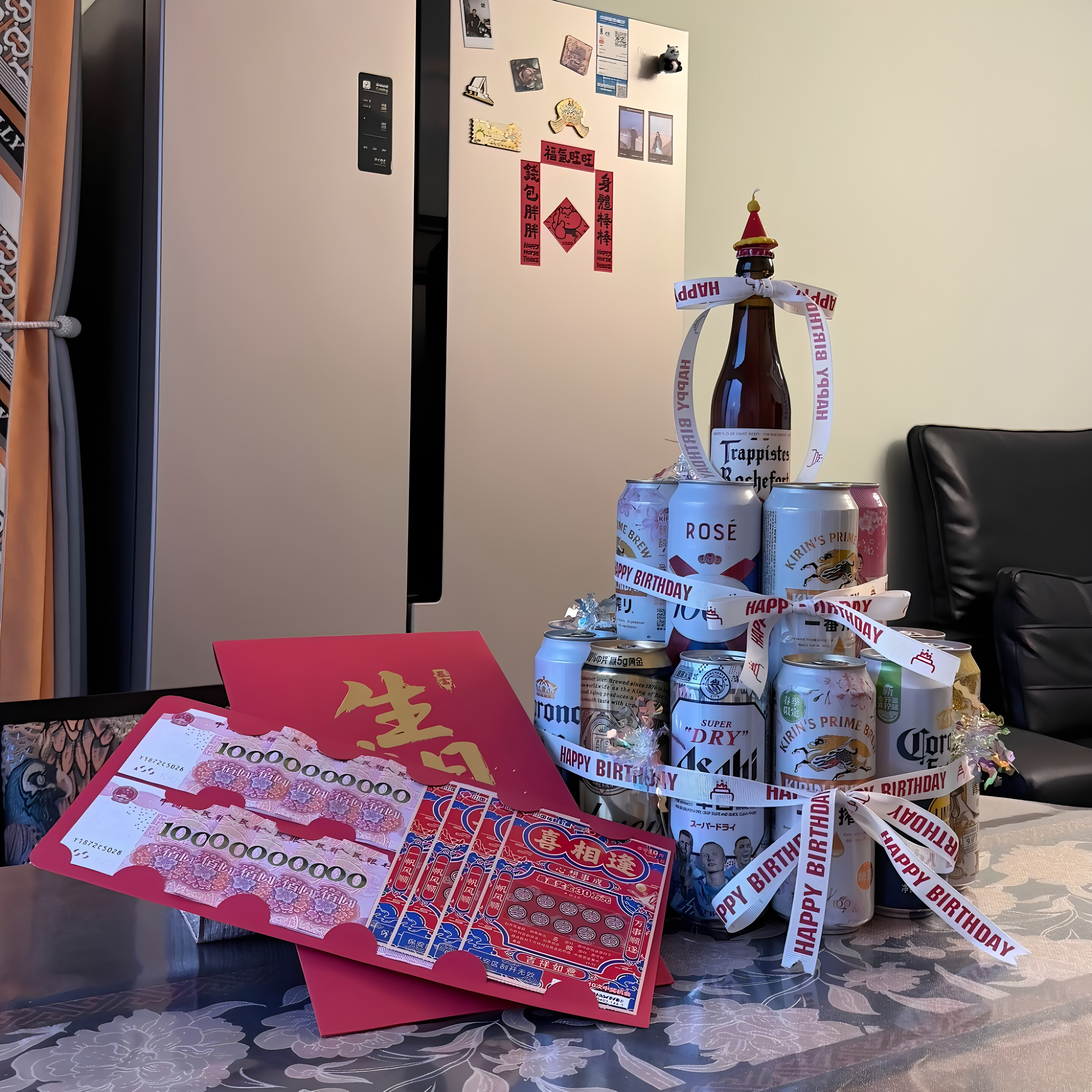 啤酒蛋糕diy材料包手工创意惊喜送男朋友老公情人节七夕生日礼物