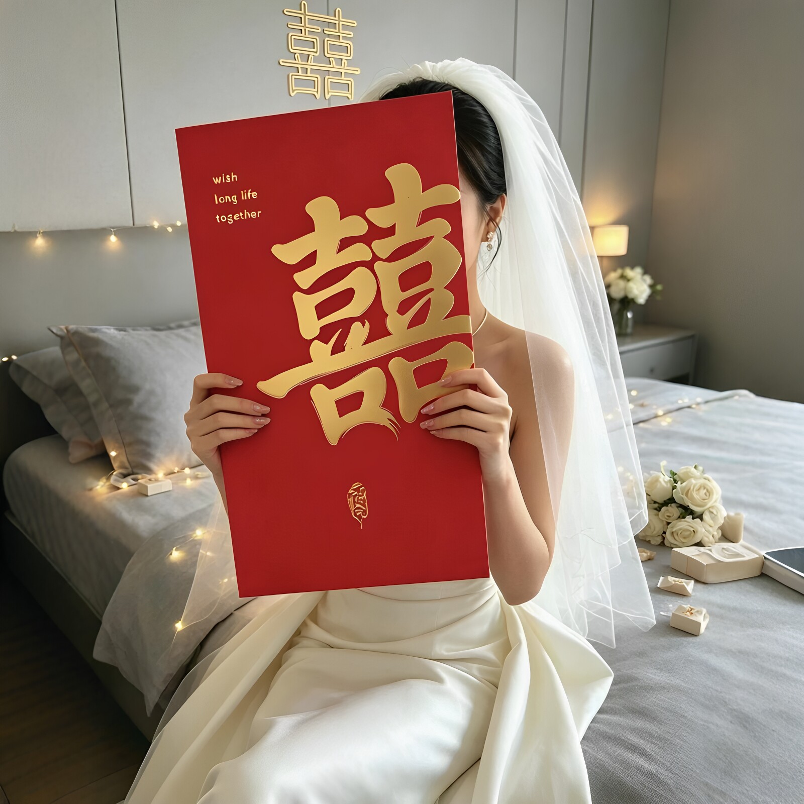 新婚礼物喜字大红包送闺蜜朋友图片