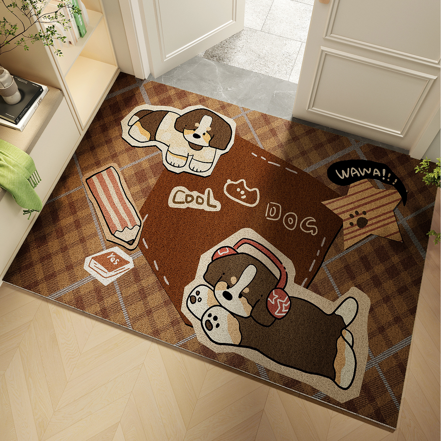 卡通入户地垫耐脏防滑玄关脚踏垫