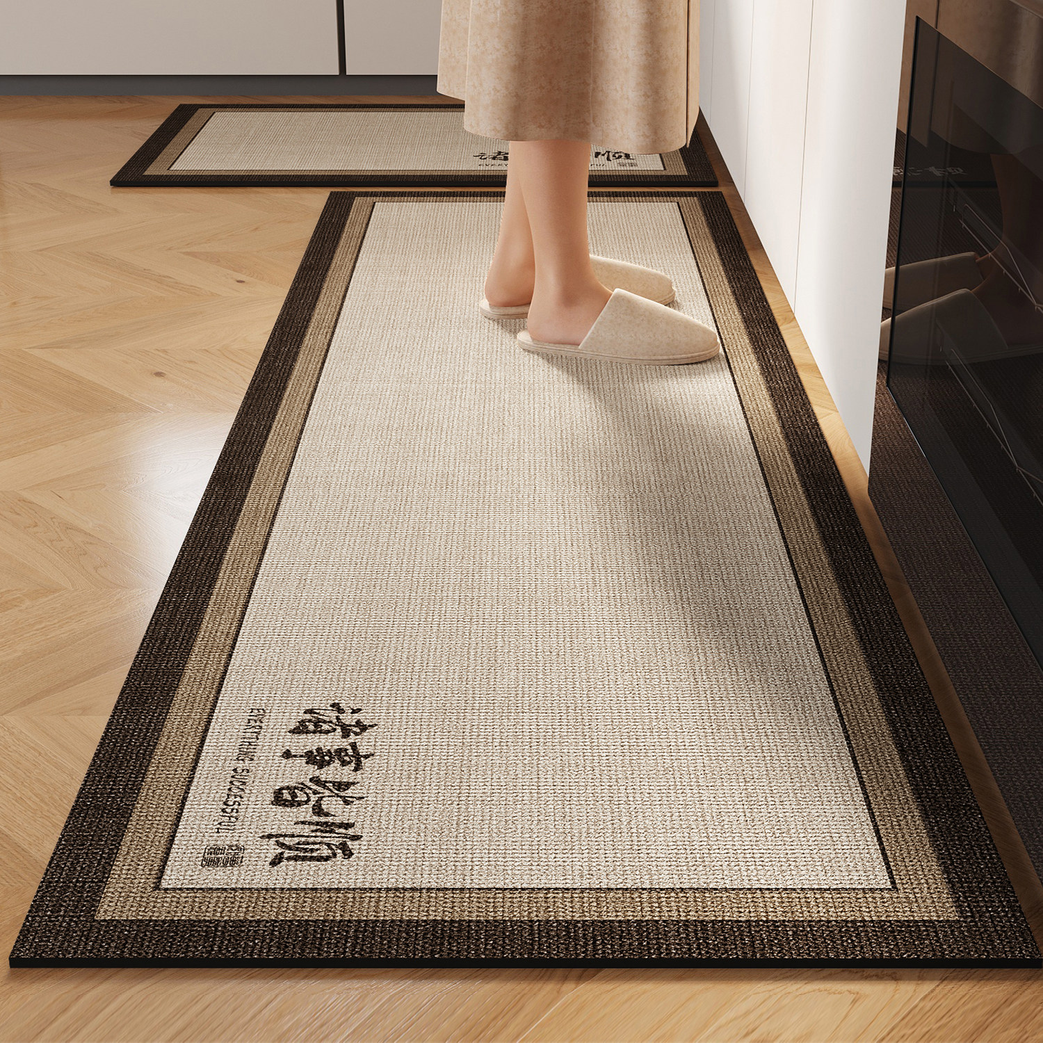 厨房地垫地毯垫防滑可擦免洗吸水吸油耐脏专用脚垫子家用2025新款,居家布艺,厨房地垫,淘宝优惠券,粉丝福利购,淘宝优惠卷