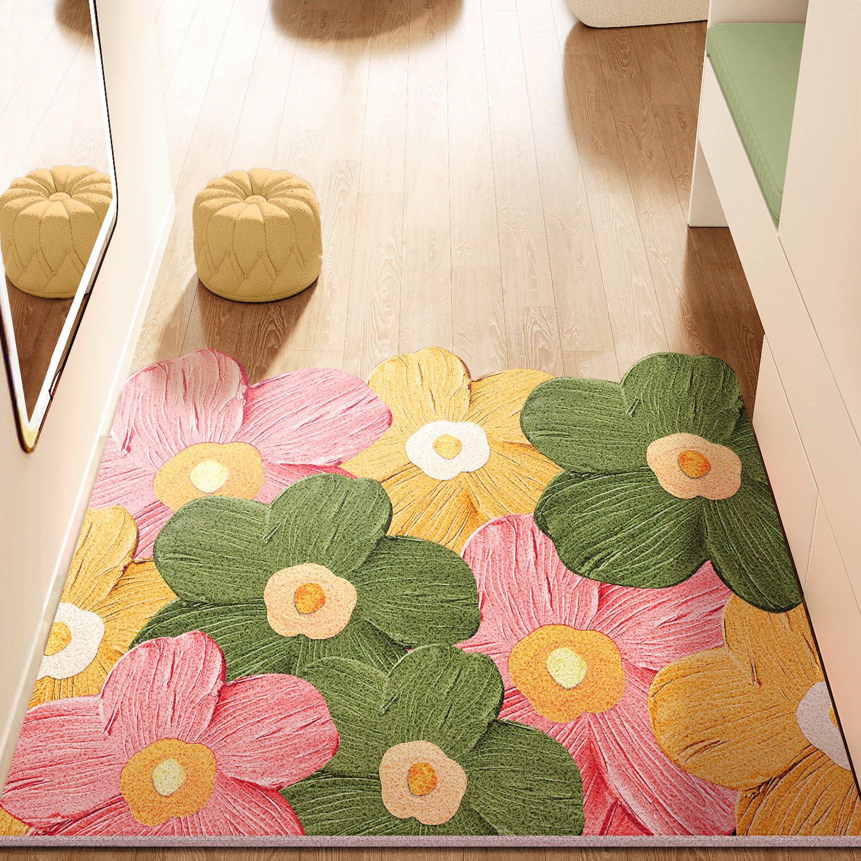 入户门地垫耐磨耐脏打理轻松丝圈