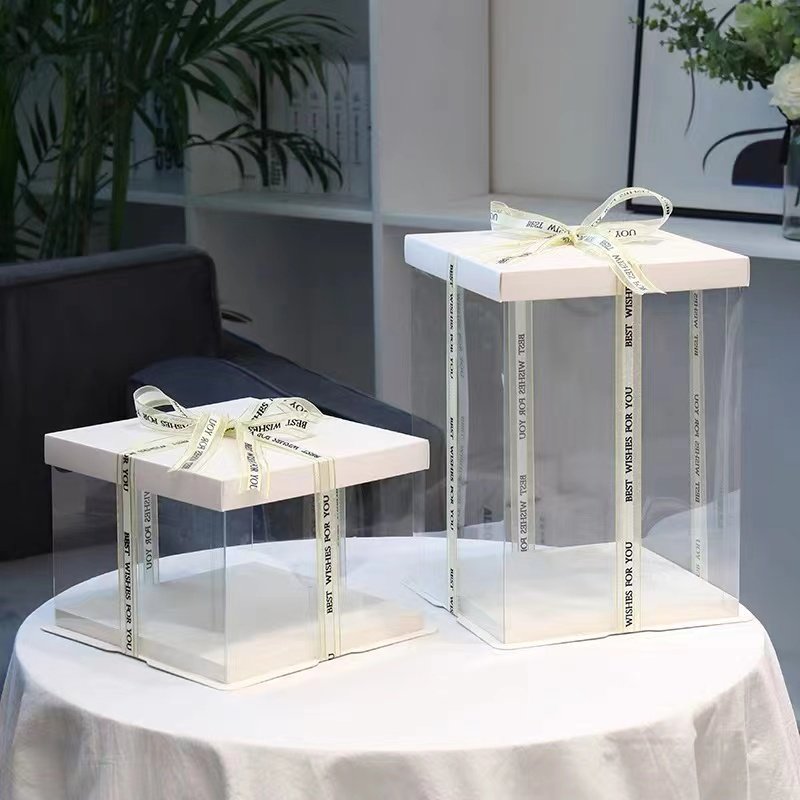 网红透明生日蛋糕盒子4/6/8/10/12寸单层双层三层加高蛋糕包装盒,厨房/烹饪用具,点心包装盒/包装袋,淘宝优惠券,粉丝福利购,淘宝优惠卷