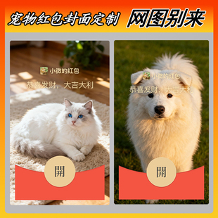 宠物红包封面来图定制序列号永久续静态动态微信vx皮肤仪式感